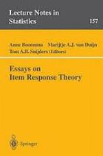 Essays on item response theory