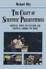 The craft of scientific presentations