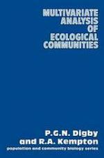 Multivariate analysis of ecological communities