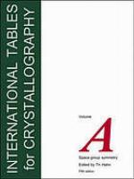 International tables for crystallography. Volume A, Space-group symmetry