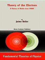 Theory of the electron : a theory of matter from START