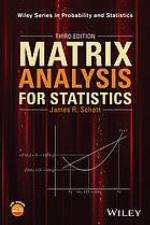 Matrix analysis for statistics