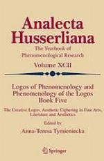 Logos of phenomenology and phenomenology of the logos. Book five, The creative logos : aesthetic ciphering in fine arts, literature and aesthetics
