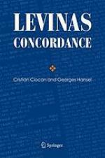 Levinas concordance