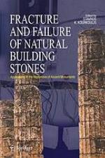 Fracture and failure of natural building stones : applications in the restoration of ancient monuments
