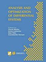 Analysis and Optimization of Differential Systems : IFIP TC7