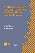System modelling and optimization : methods, theory and applications. 19th.