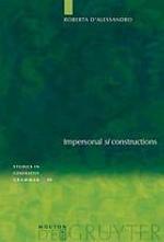 Impersonal si constructions : agreement and interpretation