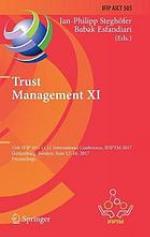Trust management XI : 11th IFIP WG 11.11 International Conference, IFIPTM 2017, Gothenburg, Sweden, June 12-16, 2017, proceedings