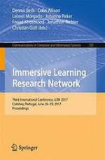Immersive learning research network : Third International Conference, iLRN 2017, Coimbra, Portugal, June 26-29, 2017, proceedings