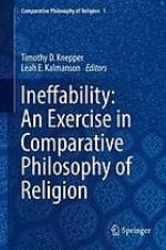 Ineffability: an Exercise in Comparative Philosophy of Religion.