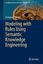 Modeling with rules using semantic knowlegdge engineering