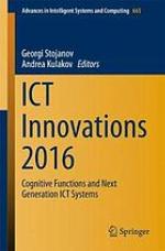 ICT innovations 2016 : cognitive functions and next generation ICT systems