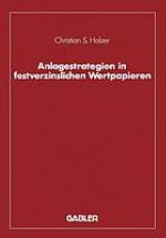 Anlagestrategien in festverzinslichen Wertpapieren