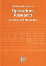 Operations research : formeln und methoden.