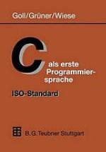 C als erste Programmiersprache : ISO-standard