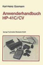 Anwenderhandbuch HP-41C [HP 41 C] CV mit 26 vollst. Programmen u. deren Auflistung im Bar-Code