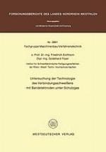 Untersuchung der technologie des Verbindungs-chweissens mit Bandelektroden under schutzgas.