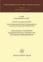 Untersuchungen zur vereinfachten Zwangskommutierung von Thyristoren unter Verwendung von Leistungstransistoren