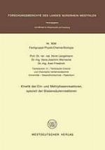 Kinetik der Ein- und Mehrphasenreaktoren, speziell der Blasensäulenreaktoren