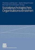 Sozialpsychologisches Organisationsverstehen Birgit Volmerg zum 60. Geburtstag