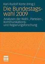 Die Bundestagswahl 2009 : Analysen der Wahl-, Parteien-, Kommunikations und Regierungsforschung