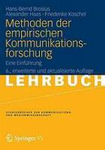 Methoden der empirischen Kommunikationsforschung : eine Einführung