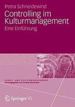 Controlling im Kulturmanagement eine Einführung