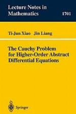 The Cauchy problem for higher-order abstrac diffferential equations