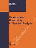 Measurement uncertainty in chemical analysis.