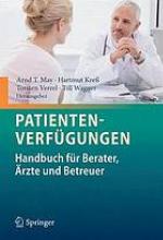 Patientenverfügungen Handbuch für Berater, Ärzte und Betreuer