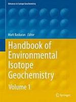 Handbook of Environmental Isotope Geochemistry.