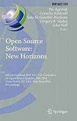 Open source software: new horizons : 6th International IFIP WG 2.13 Conference on Open Source Systems, OSS 2010, Notre Dame, IN, USA, May 30 - June 2, 2010 ; proceedings
