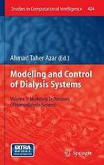 Modelling and control of dialysis systems 1, Modeling techniques of hemodialysis systems
