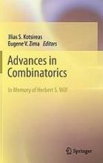 Advances in combinatorics [in memory of Herbert S. Wilf]