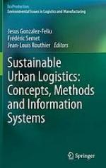 Sustainable urban logistics : concepts, methods and information systems