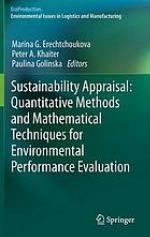 Sustainability appraisal : quantitative methods and mathematical techniques for environmental performance evaluation