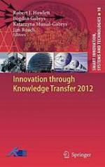 Innovation through knowledge transfer 2012