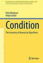 Condition : the Geometry of Numerical Algorithms