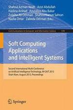 Soft computing applications and intelligent systems proceedings