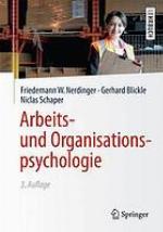 Arbeits- und Organisationspsychologie