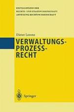 Verwaltungsprozeßrecht