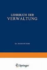 Lehrbuch der verwaltung.