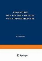 Ergebnisse der Inneren Medizin und Kinderheilkunde : Einundsechzigster Band