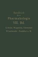 Handbuch der Experimentellen Pharmakologie : Achter Band