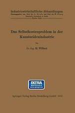 Das Selbstkostenproblem in der Kunstseidenindustrie
