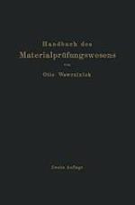 Handbuch des Materialprüfungswesens für Maschinen- und Bauingenieure.