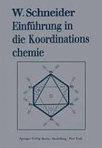 Einfuhrung in die koordinationschemie.
