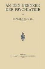 An Den Grenzen der Psychiatrie