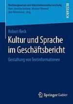 Kultur und Sprache im Geschäftsbericht : Gestaltung von Textinformationen
